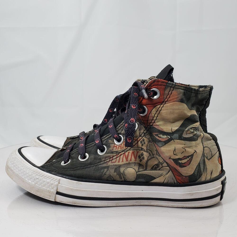Converse Chuck Taylor Women -7 Harley Quinn/Suicide Squad CTAS Hi Top Sneakers